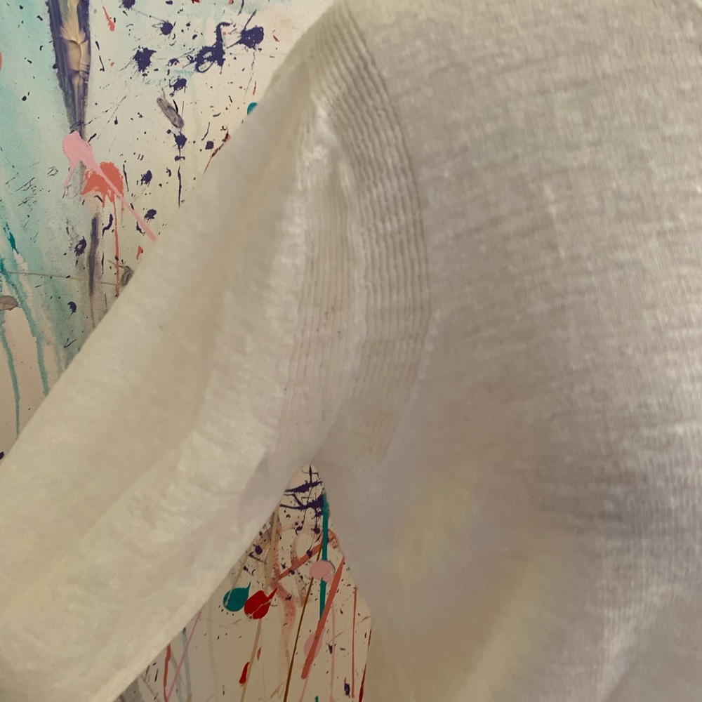 J. Crew Sheer Linen Sweater - Picture 2 of 8